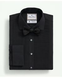 Brooks Brothers - X Thomas Mason Cotton English Collar, Swiss Pleat Front Tuxedo Shirt - Lyst