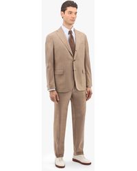 Brooks Brothers - Beige Virgin Wool Suit - Lyst