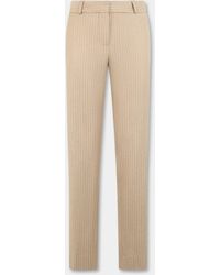Brooks Brothers - Pinstripe Cigarette Fit Virgin Wool Trousers - Lyst