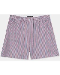 Brooks Brothers - Striped Cotton Boxer - Lyst