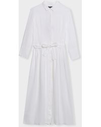 Brooks Brothers - Linen Belted Shirt Dress - Lyst
