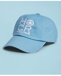 Brooks Brothers Blue Wool Blend Baseball Hat