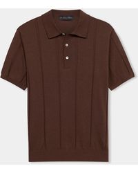 Brooks Brothers - Cotton Linen Knit-Polo - Lyst