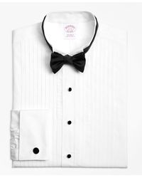 Brooks Brothers - Milano Fit Ten-pleat Wing Collar Tuxedo Shirt - Lyst