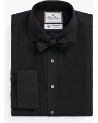 Brooks Brothers - X Thomas Mason Cotton English Collar, Swiss Pleat Front Tuxedo Shirt - Lyst