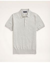 Brooks Brothers - Supima Cotton Short-sleeve Polo Sweater - Lyst