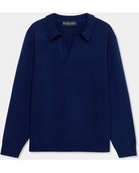 Brooks Brothers - Open Collar Knit Polo - Lyst