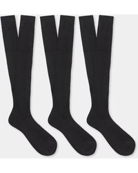 Brooks Brothers - Ribbed Lisle Cotton Socks - Lyst