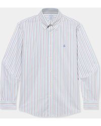 Brooks Brothers - Regular Fit Non-Iron Oxford Shirt With Button Down Collar - Lyst
