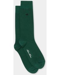 Brooks Brothers - Mid-Calf Cotton Socks - Lyst