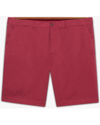 Brooks Brothers - Rote Chino-shorts Aus Baumwolle - Lyst