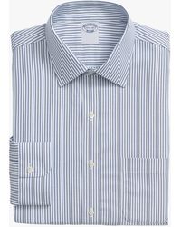 Brooks Brothers - Camicia A Righe Slim Fit Non-Iron Ad Alte Prestazioni Con Collo Ainsley - Lyst