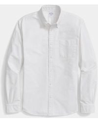 Brooks Brothers - Regular Fit Washed Oxford Shirt With Button Down Collar - Lyst