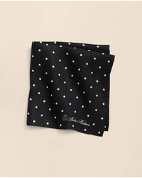 Brooks Brothers - Small Dot Silk Pocket Square Tie - Lyst