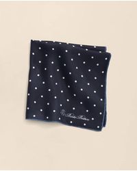 Brooks Brothers - Small Dot Silk Pocket Square Tie - Lyst