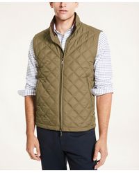 Brooks Brothers - Paddock Diamond Quilted Vest - Lyst