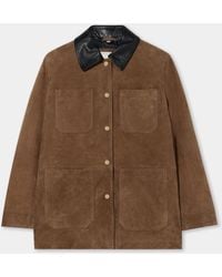 Brooks Brothers - Contrast Collar Barn Jacket - Lyst