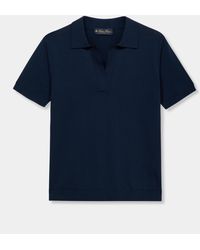 Brooks Brothers - Open Collar Cotton Knit Polo - Lyst