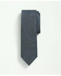 Brooks Brothers - Silk Woven Mini Geo Pattern Tie - Lyst