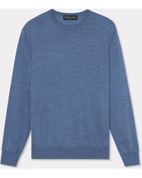 Brooks Brothers - Merino Wool Crewneck Sweater - Lyst