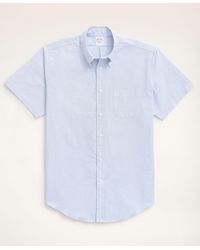 Brooks Brothers - Original Polo Button-down Oxford Shirt Short-sleeve, Candy Stripe - Lyst