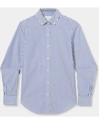 Brooks Brothers - Classic Fit Stretch Supima Cotton Non-iron Bengal Stripe Dress Shirt - Lyst