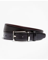Brooks Brothers Reversible Leather Belt - Black
