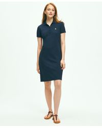 Brooks Brothers - Classic Cotton Pique Polo Dress - Lyst