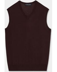Brooks Brothers - Merino Wool Sweater Vest - Lyst