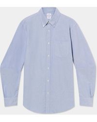 Brooks Brothers - Regular Fit Oxford Cloth Friday Sport Shirt With Polo Button Down Collar - Lyst