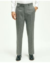 Brooks Brothers - Slim Fit Wool Tweed Suit Pants - Lyst