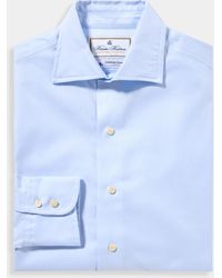 Brooks Brothers - Thomas Mason Regular Fit Shirt With English Spread Collar - Lyst
