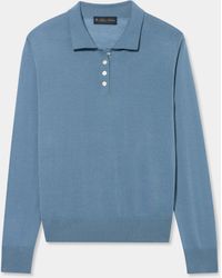 Brooks Brothers - Relaxed Diamond Merino Polo - Lyst