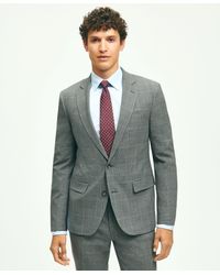 Brooks Brothers - Explorer Collection Classic Fit Wool Plaid Suit Jacket - Lyst