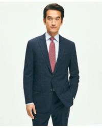 Brooks Brothers - Explorer Collection Classic Fit Wool Checked Suit Jacket - Lyst