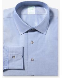 Brooks Brothers - Slim Fit Non-Iron Herringbone Supima Shirt With Ainsley Collar - Lyst