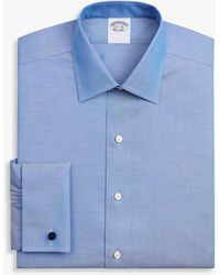 Brooks Brothers - Slim Fit Non-Iron Stretch Supima Cotton Pinpoint Oxford Cloth Dress Shirt With Ainsley Collar - Lyst