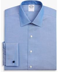 Brooks Brothers - Slim Fit Non-Iron Stretch Supima Cotton Pinpoint Oxford Cloth Dress Shirt With Ainsley Collar - Lyst