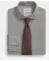 Brooks Brothers - Striped Regular Fit Thomas Mason Dress Shirt With English Spread Collar - Lyst