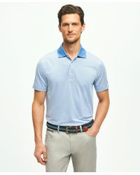 Brooks Brothers - Performance Series Micro Stripe Jersey Polo Shirt - Lyst