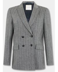 Brooks Brothers - Double Breasted Pinstripe Blazer - Lyst