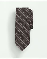 Brooks Brothers - Wool Silk Mini Framed Striped Tie - Lyst