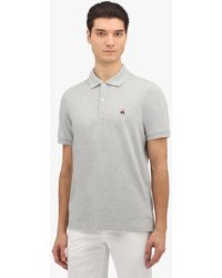 Brooks Brothers - Grey Heather Slim Fit Stretch Cotton Pique Polo - Lyst