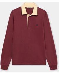 Brooks Brothers - Rugby Polo With Corduroy Collar - Lyst