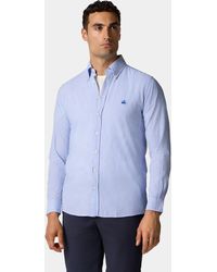 Brooks Brothers - Slim Fit Striped Seersucker Button Down Shirt - Lyst