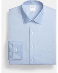 Brooks Brothers - Light Slim Fit Non-Iron Stretch Cotton Dress Shirt With Ainsley Collar - Lyst