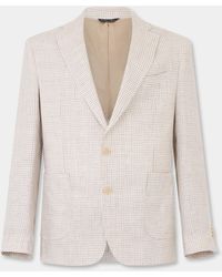 Brooks Brothers - Pied De Poule Linen-Wool Blazer - Lyst