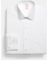 Brooks Brothers - Slim Fit Non-Iron Stretch Cotton Dress Shirt With Ainsley Collar - Lyst