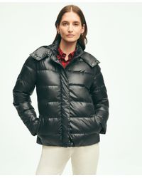 Brooks Brothers - Down Hooded Puffer Coat - Lyst