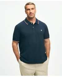 Brooks Brothers - Big & Tall Vintage-inspired Supima Cotton Short-sleeve Tennis Polo Shirt - Lyst